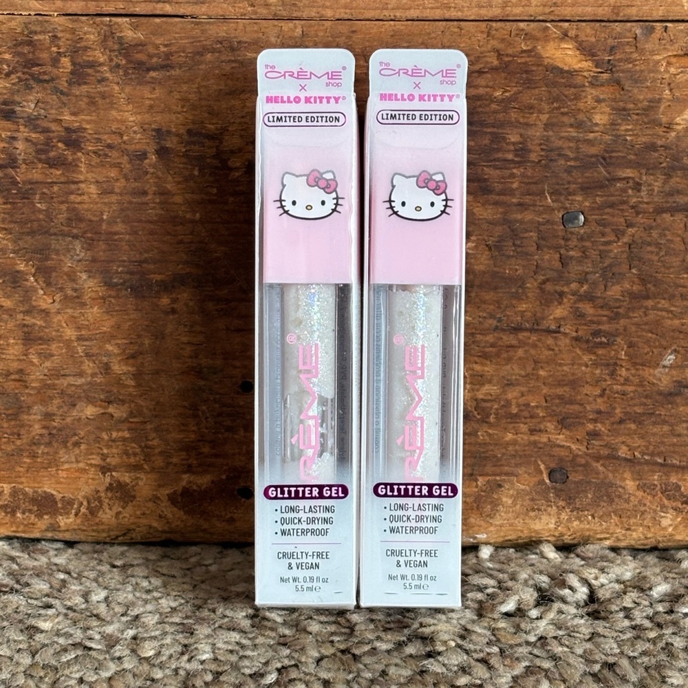 Hello Kitty Glitter Gel - Silver